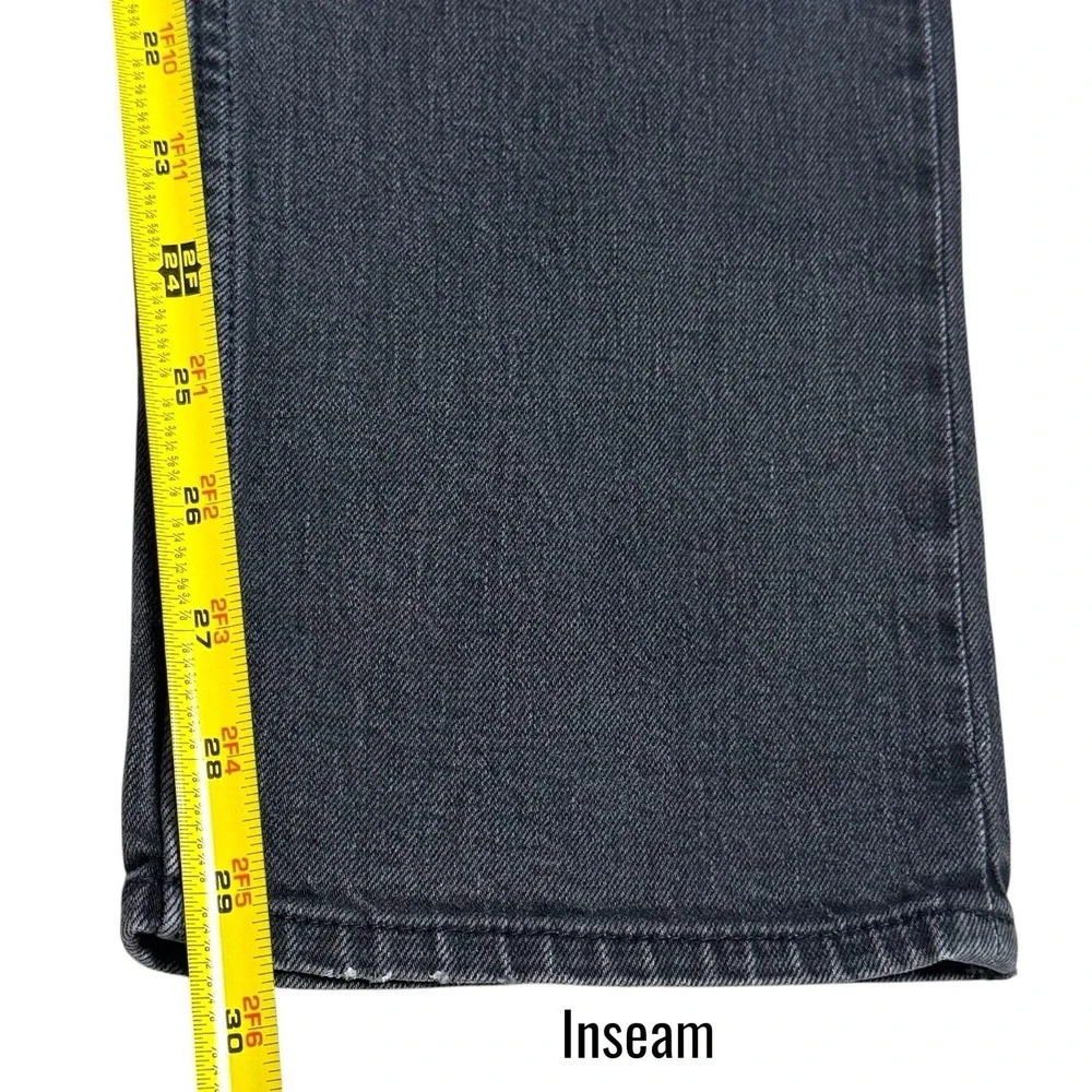 Banana Republic Slim Dark Gray Jeans Capsule Comfort Preppy‎ Chic Minimalist 33